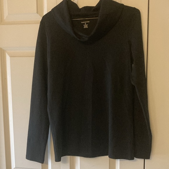Lands End set of two cowl neck pullover long sleeve shirts XS 2-4 casual comfy - Picture 3 of 9